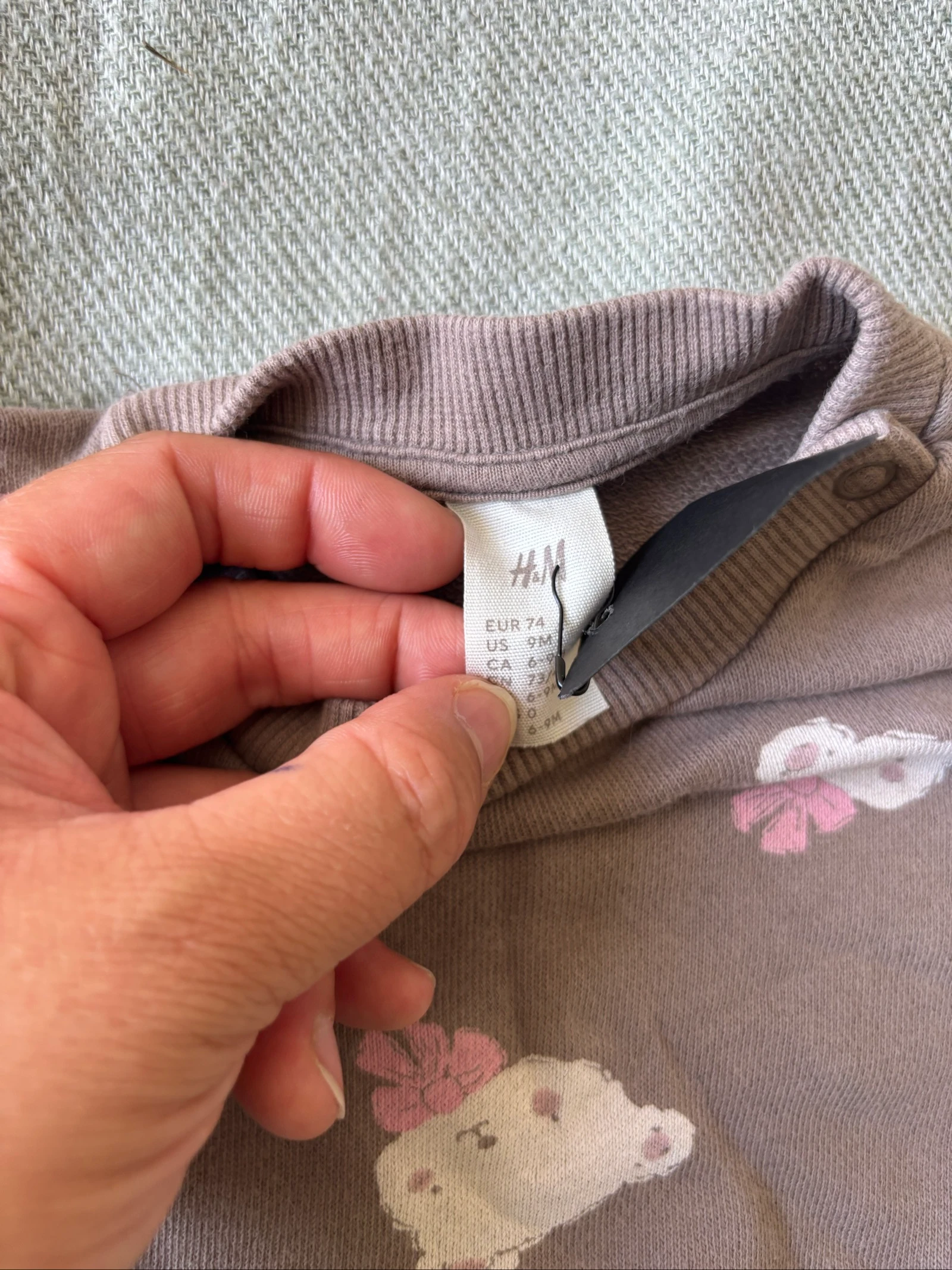 174/ Bear sweater - H&M - 9 months - 74 cm – photo 3
